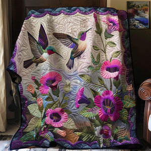 Hummingbirds Blanket - D202 - Premium Blanket