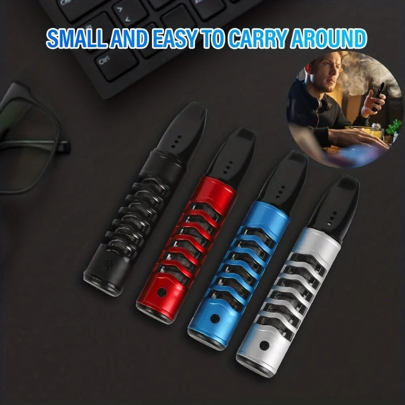 Handheld Mini Ashtray - Anti Soot-flying Cigarette Cover - USB Charging Cigarette Lighter