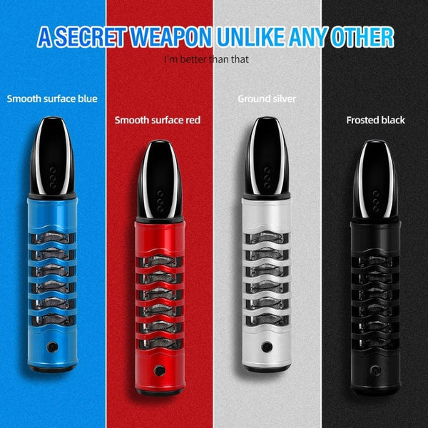 Handheld Mini Ashtray - Anti Soot-flying Cigarette Cover - USB Charging Cigarette Lighter