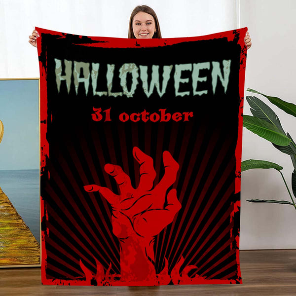 Bloody Hands - A520 - Halloween Premium Blanket