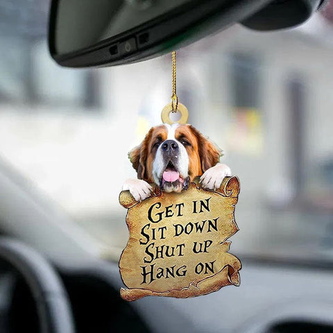 St. Bernard Get In Ornament GI036