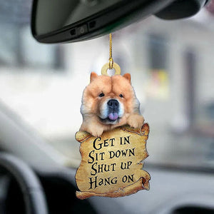 Chow Chow Get In Ornament GI064