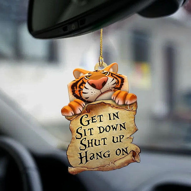 Tiger Get In Ornament GI097