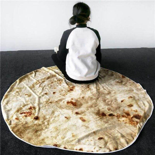 The 3D Burrito Blanket - B104 - Fleece Blanket