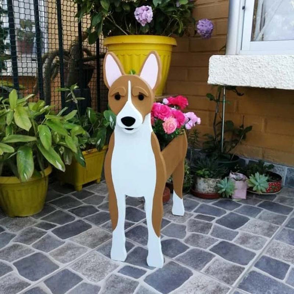 Basenji Planter AP057